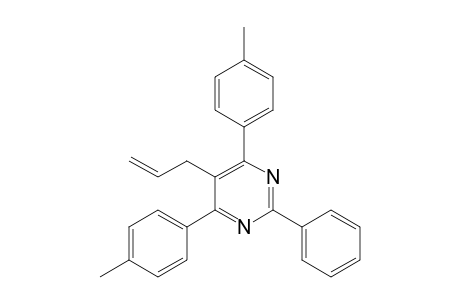 5-Allyl-2-phenyl-4,6-bis(4-tolyl)pyrimidine