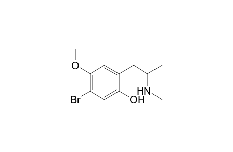 N-Methyl-DOB-M (O-demethyl-) MS2