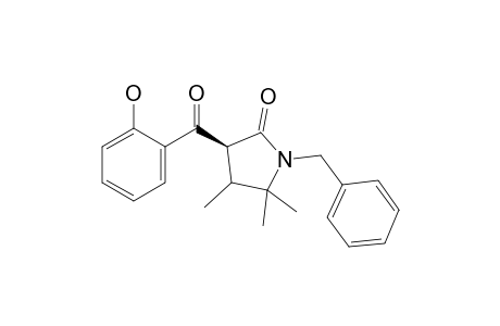 (S)-1-Benzyl-3-[(2'-hydroxyphenyl)carbonyl]-4,5,5-trimethylpyrrolidin-2-one