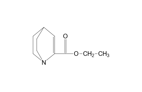 1-azabicyclo[2.2.2]oct-2-ene-2-carboxylic acid, ethyl ester