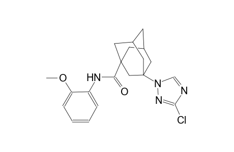 3-(3-chloro-1H-1,2,4-triazol-1-yl)-N-(2-methoxyphenyl)-1-adamantanecarboxamide