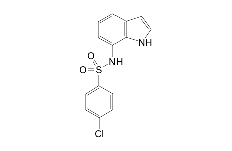 4-Chloro-N-(1H-indol-7-yl)benzenesulfonamide