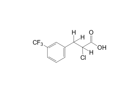 alpha-Chloro-m-(trifluoromethyl)hydrocinnamic acid