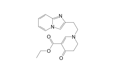 2-[2-(2,3-DIHYDRO-3-ETHOXYCARBONYL-4-OXO-PIPERIDINO)-ETHYL]-IMIDAZO-[1,2-A]-PYRIDINE