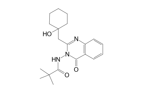 2-[(1-HYDROXY-CYCLOHEXYL)-METHYL]-3-PIVALOYL-AMINO-QUINAZOLIN-4(3H)-ONE