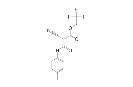 2-cyano-3-keto-3-[(4-methylphenyl)amino]propionic acid 2,2,2-trifluoroethyl ester