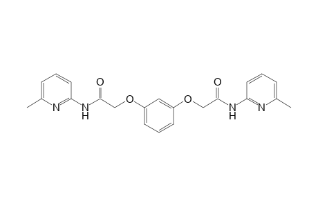 1,3-Bis[[(6-methylpyridin-2-yl)amino]carbonylmethoxy]benzene