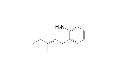 2-(3-Methylpent-2-en-1-yl)aniline