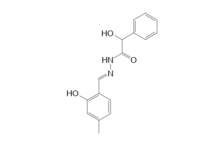 2-Hydroxy-N'-[(E)-(2-hydroxy-4-methylphenyl)methylidene]-2-phenylacetohydrazide