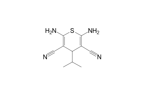 2,6-bis(azanyl)-4-propan-2-yl-4H-thiopyran-3,5-dicarbonitrile