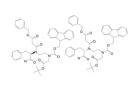 #11;(2S)-[N-[[N'-(9-FLUORENYLMETHOXYCARBONYL)-N'-(TERT.-BUTYLOXYCARBONYLMETHYL)]-AMINOETHYL]-N-[(1',3'-DIOXO-3'-BENZYLOXY)-PROPYL]]-2-AMINO-3-PHENYLPROPIONAMID