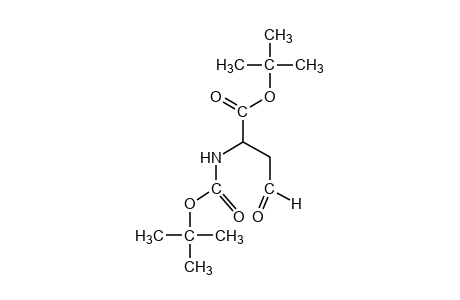 2-(carboxyamino)-3-formylpropionic acid, di-tert-butyl ester