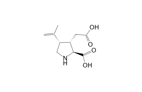 (2S,3S,4S)-3-(carboxymethyl)-4-isopropenyl-proline