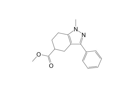 Methyl 4,5,6,7-Tetrahydro-1-methyl-3-phenyl-1H-indazole-5(6)-carboxylate