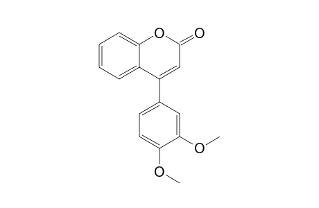 4-(3,4-DIMETHOXYPHENYL)-2H-1-BENZOPYRAN-2-ONE