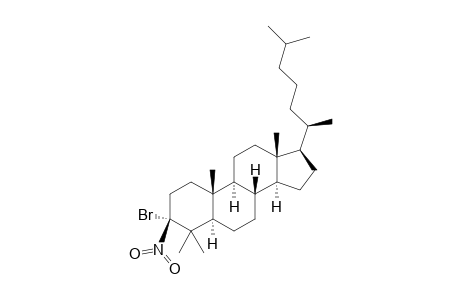 Cholestane, 3-bromo-4,4-dimethyl-3-nitro-, (3.alpha.,5.alpha.)-