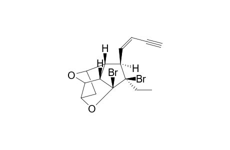 (2a1S,4aR,5R,6R,6aS)-6,6a-dibromo-5-((Z)-but-1-en-3-yn-1-yl)-6-ethyloctahydro-1,3-dioxa-2,4-methanocyclopenta[cd]pentalene