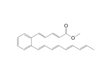 (2E,4E)-5-[2-[(1E,3E,5E,7E)-nona-1,3,5,7-tetraenyl]phenyl]penta-2,4-dienoic acid methyl ester