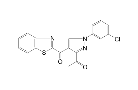 1-[4-(Benzothiazole-2-carbonyl)-1-(3-chloro-phenyl)-1H-pyrazol-3-yl]-ethanone