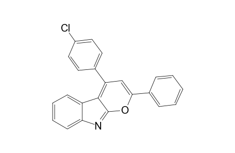 4-(4-Chlorophenyl)-2-phenylpyrano[2,3-b]indole