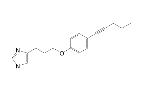 3-(1H-imidazol-4-yl)propyl 4-(1-pentynyl)phenyl ether