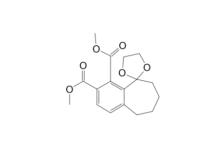 Spiro[5H-benzocycloheptene-5,2'-[1,3]dioxolane]-3,4-dicarboxylic acid, 6,7,8,9-tetrahydro-, dimethyl ester