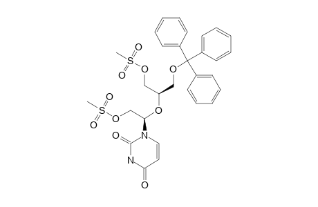 2',3'-DI-O-(METHYLSULFONYL)-5'-O-(TRIPHENYLMETHYL)-2',3'-SECOURIDINE;[(1R)-2-(METHYLSULFONYLOXY)-1-((1R)-2-(METHYLSULFONYLOXY)-1-[(TRIPHENYLMETHOXY)-METHYL]-ET