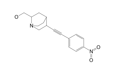 2-Hydroxymethyl-5-(4-nitrophenylethynyl)-1-azabicyclo[2.2.2]octane