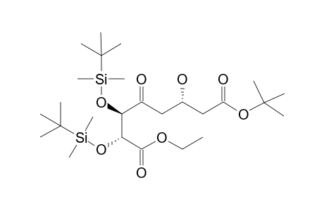 Ethyl (2S,3S,6R)-7-(t-butylcarbonyl)-2,3-bis(t-butyldimethylsilyloxy)-6-hydroxy-4-oxoheptanoate