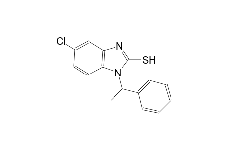 1H-benzimidazole-2-thiol, 5-chloro-1-(1-phenylethyl)-