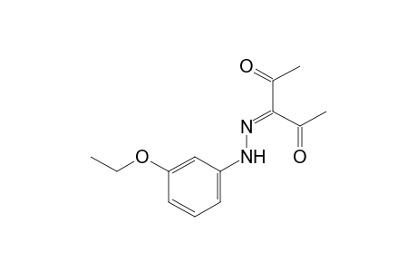 2,3,4-pentanetrione, 3-(m-ethoxyphenyl)hydrazone