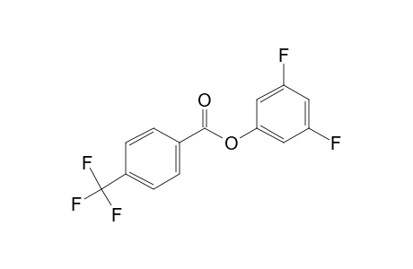 4-Trifluoromethylbenzoic acid, 3,5-difluorophenyl ester