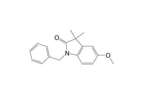 1-benzyl-5-methoxy-3,3-dimethyl-indolin-2-one