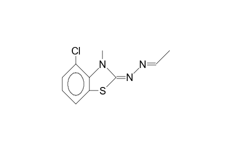 2-Ethylidenehydrazino-3-methyl-4-chloro-benzothiazole