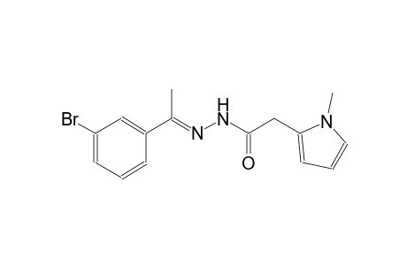 1H-pyrrole-2-acetic acid, 1-methyl-, 2-[(E)-1-(3-bromophenyl)ethylidene]hydrazide