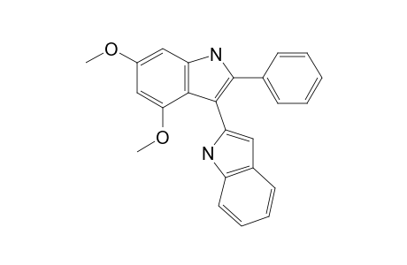 4,6-Dimethoxy-3-(indol-2'-yl)-2-phenylindole