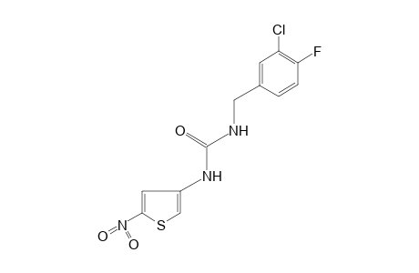 1-(3-chloro-4-fluorobenzyl)-3-(5-nitro-3-thienyl)urea