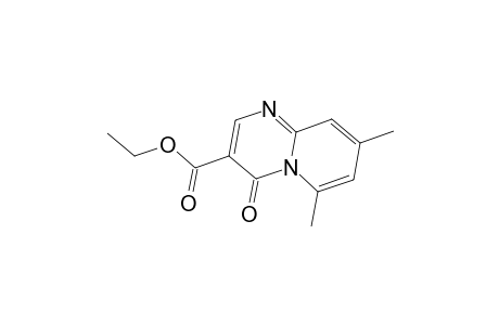 4H-Pyrido[1,2-a]pyrimidine-3-carboxylic acid, 6,8-dimethyl-4-oxo-, ethyl ester