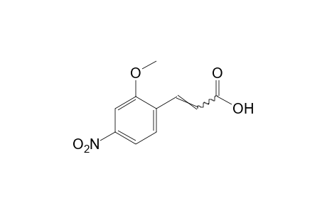 2-methoxy-4-nitrocinnamic acid