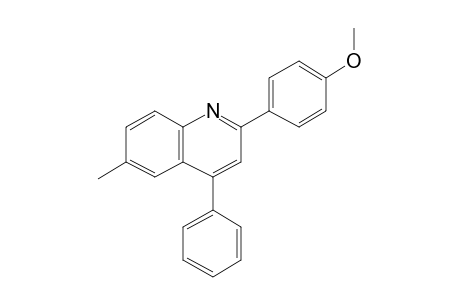 6-Methyl-2-(4-methoxyphenyl)-4-phenyl-quinoline