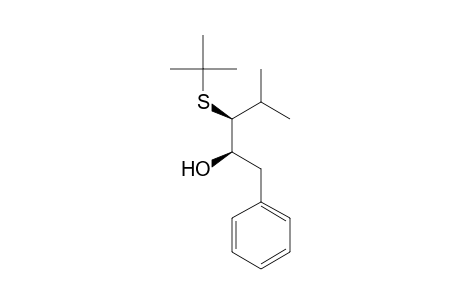 (2R,3S)-3-tert-Butylthio-4-methyl-1-phenylpentan-2-ol