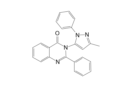 3-(3-methyl-1-phenlpyrazol-5-yl)-2-phenyl-4(3H)-quinazolinone