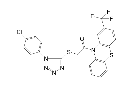 2-[1-(4-Chlorophenyl)tetrazol-5-yl]sulfanyl-1-[2-(trifluoromethyl)phenothiazin-10-yl]ethanone