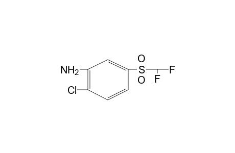 2-chloro-5-[(difluoromethyl)sulfonyl]aniline