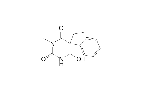 5-ETHYL-4-HYDROXY-1-METHYL-5-PHENYL-2,6-(1H,3H,5H)-PYRIMIDINEDIONE