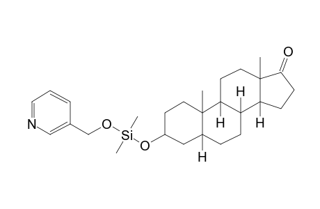 Trans-androsterone, picolinyloxydimethylsilyl ether