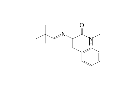 2-([(E)-2,2-Dimethylpropylidene]amino)-N-methyl-3-phenylpropanamide