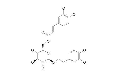 2-(3,4-DIHYDROXYPHENYL)-ETHYL-(6-O-CAFFEOYL)-BETA-D-GLUCOPYRANOSIDE
