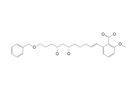 2-[(1E,6R,8S)-11-(BENZYLOXY)-6,8-DIHYDROXY-1-UNDECENYL]-6-METHOXYBENZOIC-ACID