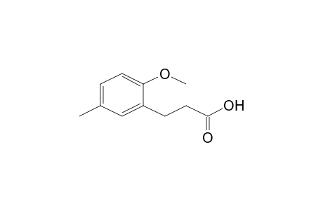 3-(2-Methoxy-5-methyl-phenyl)propionic acid